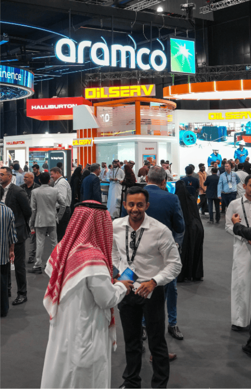 Exhibitor and visitor at MEOS GEO 2023